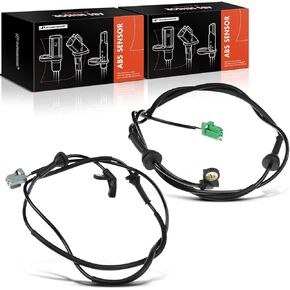 A-Premium ABS Wheel Speed Sensor Compatible with Volvo Models - XC90 2003-2014 - Rear Driver and Passenger Side, 2-PC Set, Replace# 08634248, 86342480