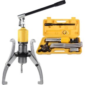 15 Ton Hydraulic Gear Puller, 4"- 12" Hydraulic Puller Tool Set, 2 or 3 Jaws Bearing Hub Separator, for Pulling Axle, Shaft Hubs, Bearings, Gears, Bearings