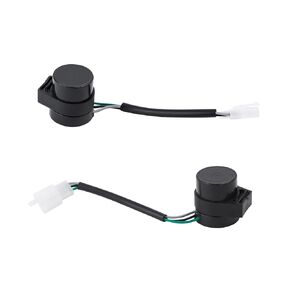 Minho 2Pcs Motoecycle 3 PIN Turn Signal Flasher Blinker Relay in PP Material for Chinese GY6 Scooter Moped ATV UTV, 12V