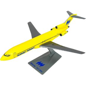 Flight Miniatures Hughes Airwest 727-200 1:200 Scale - Plastic Snap-Fit Model Airplane - Collectible Replica of Hughes Airlines Aircraft - Part# ABO-72720H-017
