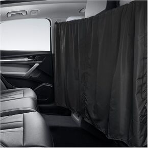 3PCS Car Window Shades, Auto Privacy Divider Curtain with 2 Rear Side Window Shade, Removable Vehicle Sunshade Blocker for Light, Heat, UV Rays, Universal Car Accessories