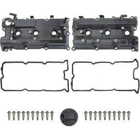 Engine Valve Cover Kit with Gasket and Bolts Compatible with 2002-2004 Nissan Pathfinder Infiniti QX4 3.5L Part 13264-5W500 13264-5W510 13264-5W51A 13264-5W501