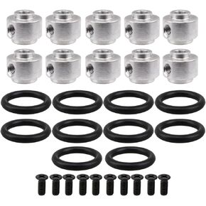 10 Pcs 3mm Hole Metal Brushless Propeller Prop Saver Adapter With Rubber O Rings