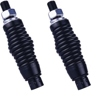 Black LED Whip Lights Spring Mounting Base 1/2 "x 20 Threaded Holes Bases Compatible with Off-Road ATVs UTVs Jeep Polaris RZR-2Pcs