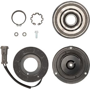 A/C Compressor Clutch Assembly Kit fit for Escalade 5.3L 2002-2005 AC Compressor Clutch Kit for Chevrolet C3500 2002-2004 C500 Colorado 5.3L 2009-2012 Express 1500 2500 3500 4500