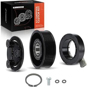 A-Premium Air Conditioner AC Compressor Clutch Kit Compatible with Dodge Ram 2500 3500 2006-2009, Ram 4500 5500 2008-2010, 5.9L 6.7L