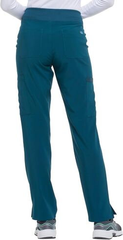 Dickies Scrub Set for Women V-Neck Top DK615 Natural Rise Tapered Leg Pull-On Pant DK005 with 360° Stretch Fabric, Caribbean Blue- M Top/M Pant in Saudi Arabia