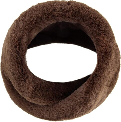 Futrzane Modern Snood - Faux Fur Infinity Scarf for Women - Soft Winter Cowl in Kuwait
