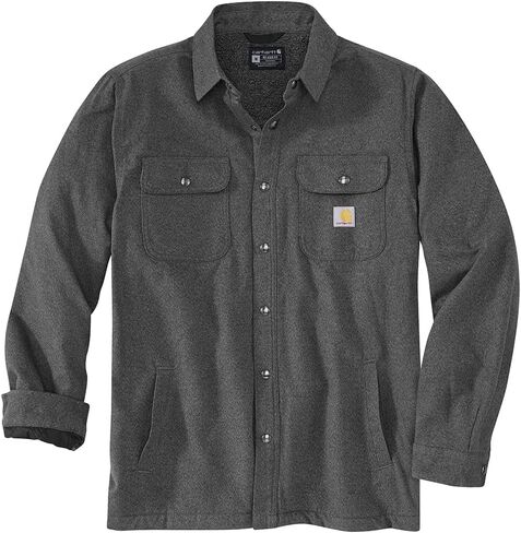 Carhartt Men's Relaxed Fit Flannel Sherpa-Lined Shirt Jac in Saudi Arabia