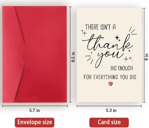 Funny Thank You Card, Thank You Card for Men Women, Thank You Gifts Card for Teacher Boss, Happy Appreciation Card for Him Her in Saudi Arabia