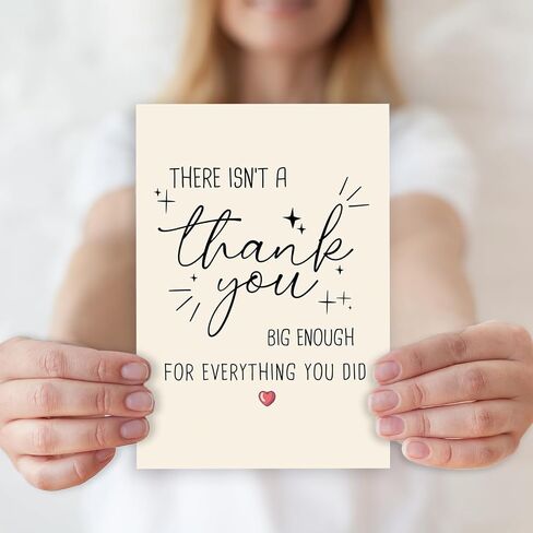 Funny Thank You Card, Thank You Card for Men Women, Thank You Gifts Card for Teacher Boss, Happy Appreciation Card for Him Her in Saudi Arabia