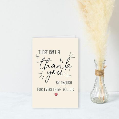 Funny Thank You Card, Thank You Card for Men Women, Thank You Gifts Card for Teacher Boss, Happy Appreciation Card for Him Her in Saudi Arabia
