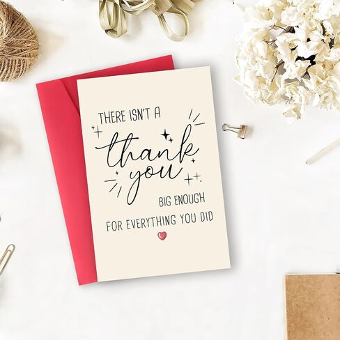 Funny Thank You Card, Thank You Card for Men Women, Thank You Gifts Card for Teacher Boss, Happy Appreciation Card for Him Her in Saudi Arabia