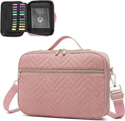 Bible Cover Case for Women Detachable Bible Bag Shoulder Strap Church Bag Large Bible Covers Carrying Bible Case for Men in Saudi Arabia