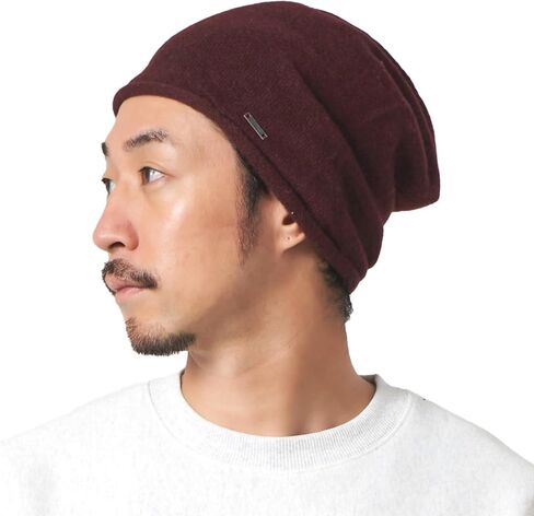 100% Cashmere Womens Tobaggon Hat - Mens Slouchy Knit Slouch Beanie for Men Beanie Hat Knitted Wool Cap All Season in Saudi Arabia