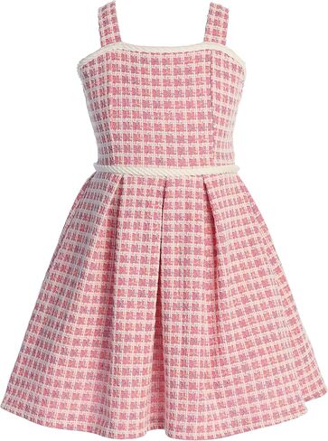 iGirlDress Girls 2 Pieces Velvet Dress Crop Jacket Holiday Flower Girl Dress USA 4-14 in Kuwait