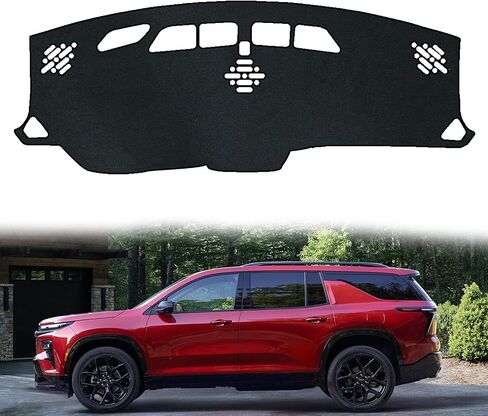 Dashboard Cover Dash Cover Mat Pad Custom Fit for 2018-2023 Chevy Chevrolet Traverse Accessories，Dashboard Protector Anti Glare in Saudi Arabia
