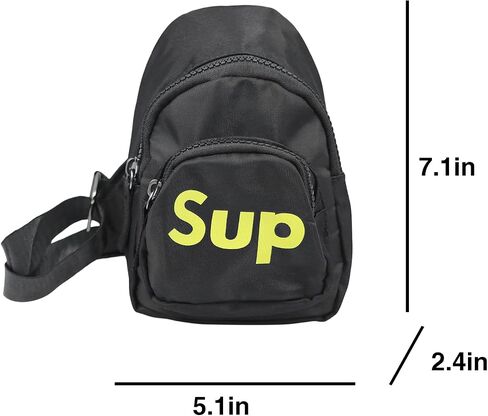 JUMISEE Kids Small Crossbody Chest Bag for Boys Girls, Fashion Lightweight Sling Shoulder Bag Purse Sports Travel Daypack in Kuwait