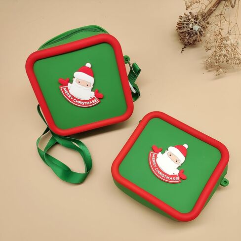 2PCS/Lot Christmas Gifts Child Cartoon Bags Coin Purses Fashion Can Be Worn On One Shoulder Can Be Crossbody Backpack Silicone Camera Bags in Saudi Arabia