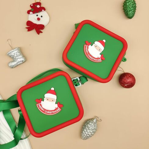 2PCS/Lot Christmas Gifts Child Cartoon Bags Coin Purses Fashion Can Be Worn On One Shoulder Can Be Crossbody Backpack Silicone Camera Bags in Saudi Arabia