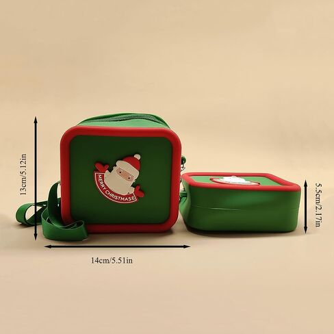 2PCS/Lot Christmas Gifts Child Cartoon Bags Coin Purses Fashion Can Be Worn On One Shoulder Can Be Crossbody Backpack Silicone Camera Bags in Saudi Arabia
