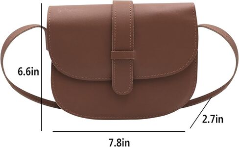 حقائب كروس للنساء، محفظة صغيرة على شكل سرج، حقائب كتف بوهو عتيقة من الجلد الصناعي، محفظة كاجوال للسفر in Kuwait