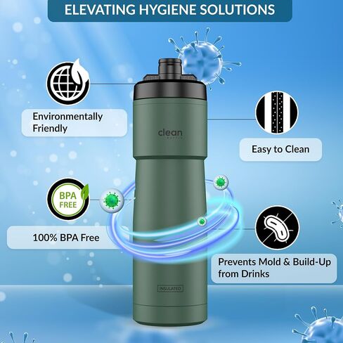 Bike Water Bottles | Insulated Bike Water Bottle | Easy Clean Nozzle, Easy Squeeze | Cycling Mountain Fitness Water Bottle | Gym Sport Bottle | (White, Sport 23) in Saudi Arabia