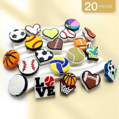 20Pcs Butterfly Flowers Focal Beads for Pens, Cute Silicone Focal Beads for Making DIY Bead Pens Keychain Jewelry in Kuwait