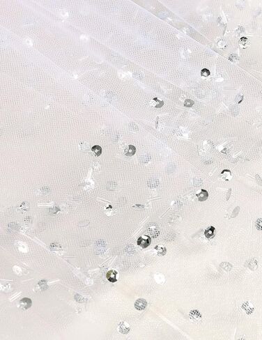 Beaded Wedding Veils for Brides 2 Tier Sparkly Bridal Veil Short Veils for Women in Saudi Arabia