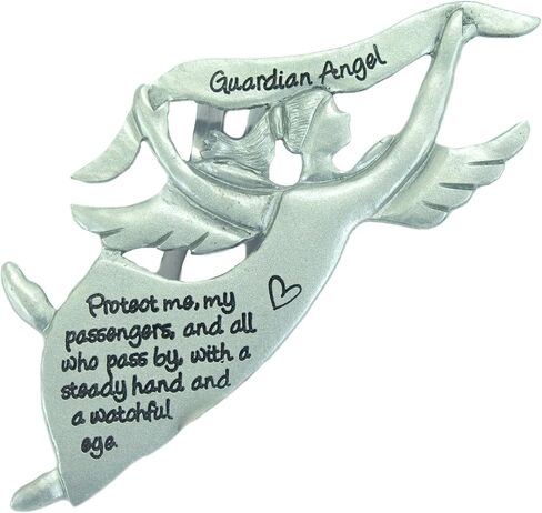 Abbey + CA Gift Guardian Angel Visor Clip, Gift for New and Experienced Drivers, for Safety on The Road (Protect Me) in Kuwait
