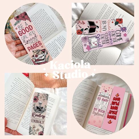 10 عبوات من الإشارات المرجعية الرومانسية، إشارة مرجعية للقصص الخيالية الحارة مع شرابات، إشارات مرجعية مضحكة للنساء والرجال، محبي الكتب، علامات الصفحات للطلاب والمدرسين الذين يقرؤون، هدية قارئ الرومانسية مصنوعة يدويًا in Kuwait