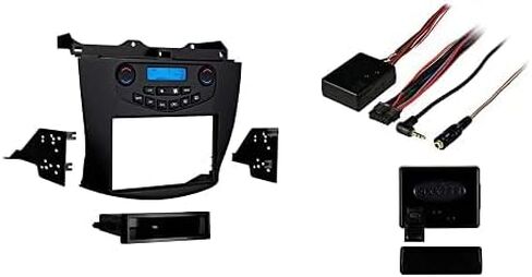 Metra 99-7803G Single/Double DIN Installation Kit with Display for Select 2003-07 Honda Accord Vehicles (Grey) in Saudi Arabia
