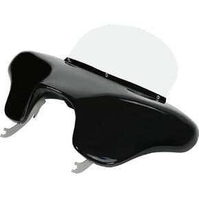 KUAFU Batwing Fairing Compatible with 1986-2015 Harley Davidson FLSTN Heritage Softail Classic Deluxe Fat Boy w/Windshield 4 Speaker Front