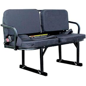 Great Day Deluxe Rumble Seat - For UTVs With30"x 30"x 12" or Larger Bed Size - 350 lbs Weight Capacity - Black, UVDRS200BL