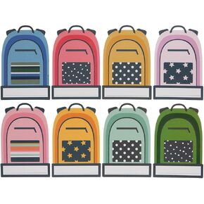 Making the Grade School Backpack Cutout Shapes - 32 Pieces - for Craft, Decor, Scrapbooking, and More
