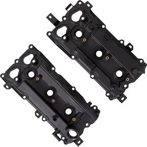 Engine Valve Covers Set Compatible With 08-12 Infiniti EX35 V6 3.5L, 09-12 FX35 V6 3.5L, 07-08 G35 V6 3.5L, 09-10 M35 V6 3.5L, 12-13 M35h V6 3.5L, 14-18 Q50 V6 3.5L, 07-09 350Z V6 3.5L | 13264-JK20A