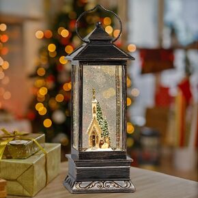 Snow Globe, Christmas Decorations, Battery Operated & Plug-in Musical Lighted Christmas Snow Globes, Christmas Ornaments, Thanksgiving, Indoor, Party, Table Decorations, Christmas Decor (Angel)
