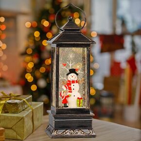 Snow Globe, Christmas Decorations, Battery Operated & Plug-in Musical Lighted Christmas Snow Globes, Christmas Ornaments, Thanksgiving, Indoor, Party, Table Decorations, Christmas Decor (Angel)