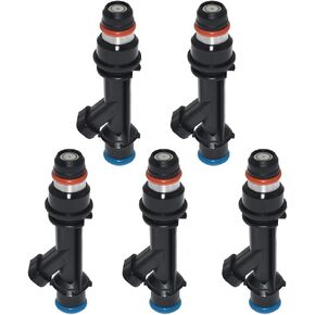 5PCS Fuel Injectors 12589465 25364984 Compatible with Hummer H3