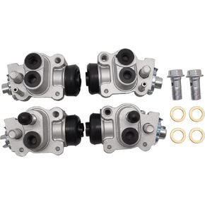 Front Brake Wheel Cylinders for Honda Foreman 400 4x4 TRX400 TRX400FW 1995-1998 (Left&Right All 4 Kit),OEM# 45310-HM7-006 45330-HM7-006 45350-HC5-971 45370-HC5-971