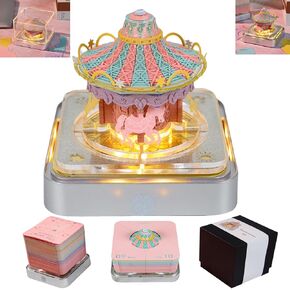 Time Piece Calendar 2025, 3D Desk Calendar 2025, 3D Calendar with Lights, 3D Memo Pad Calendar Art Calendar Christmas Gift for Colleague Friend. (Penguin)