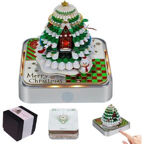 Time Piece Calendar 2025, 3D Desk Calendar 2025, 3D Calendar with Lights, 3D Memo Pad Calendar Art Calendar Christmas Gift for Colleague Friend. (Penguin)