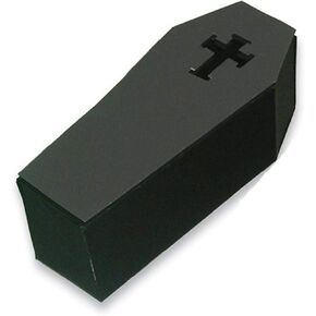 3-Piece Silverware Caddy, Halloween Coffin