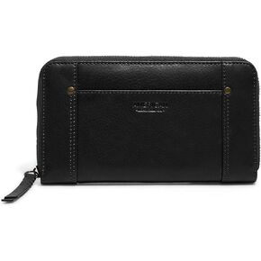 American Leather Co. Austin Continental Wallet for Women, Black, 100% Genuine Leather Wallet for Cards with RFID Contactless Technology, Functional & Fashionable, Women's Wallets with Bifold Slots