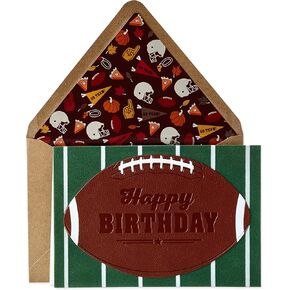 Hallmark Signature Birthday Card for Him (Football) (599RZH1076)