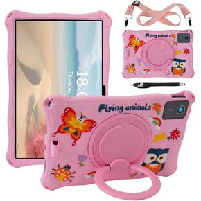 Case for Lenovo M11 11-inch Tablet Cute 3D Cartoon Multi-Angle Case for Lenovo M11 Tablet 2024 TB330FU/TB331FC (Navy Blue Space)