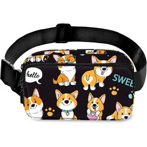 Cat Fanny Pack for Women Belt Bag Casual Waist Bags for Running Workout Hiking Traveling