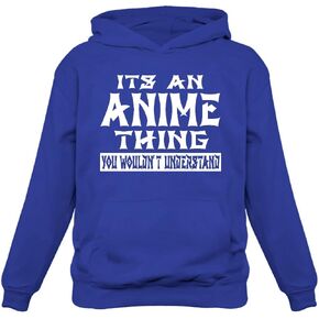 Tstars Anime Hoodie Gifts for Men Women Novelty Unisex Sweatshirt Pullover Hoodies