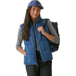 BASS OUTDOOR Women’s Puffer Vest – Quilted Gilet with Front Zipper