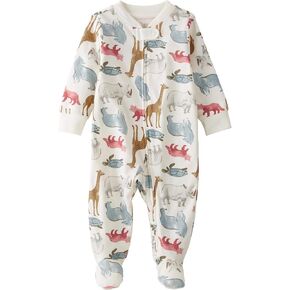 little planet by carter's Baby Sleep and Play made with Organic Cotton, Safari, NB
